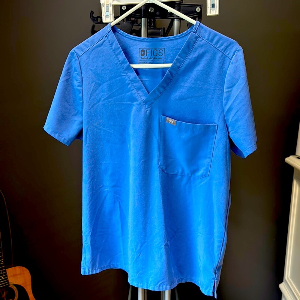 FIGS Ceil Blue Catarina - One-Pocket Scrub Top
